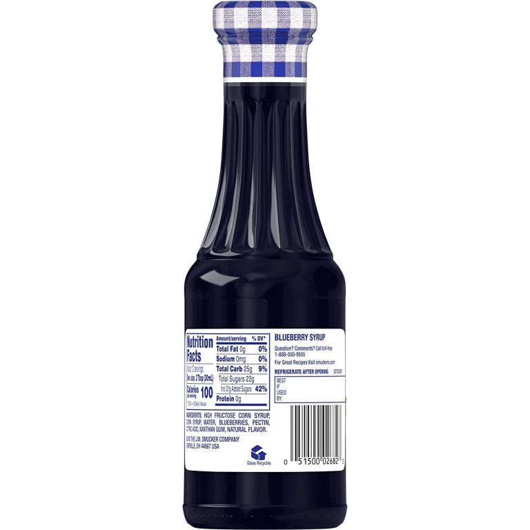 Smucker‘S Blueberry Syrup, 12 Ounces – CaliGalaxy